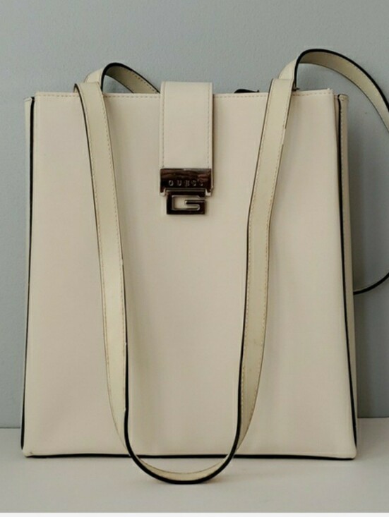 Guess Handbags - Guess Vintage Y2K Creamy Off White Shoulder Bag Purse